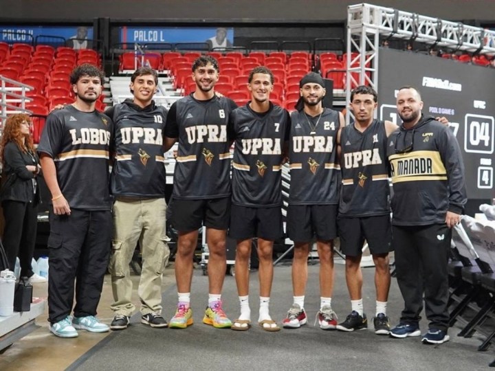 Equipo de baloncesto 3X3 de UPRA en la LAI. Foto por: Suministrada Atléticos UPRA